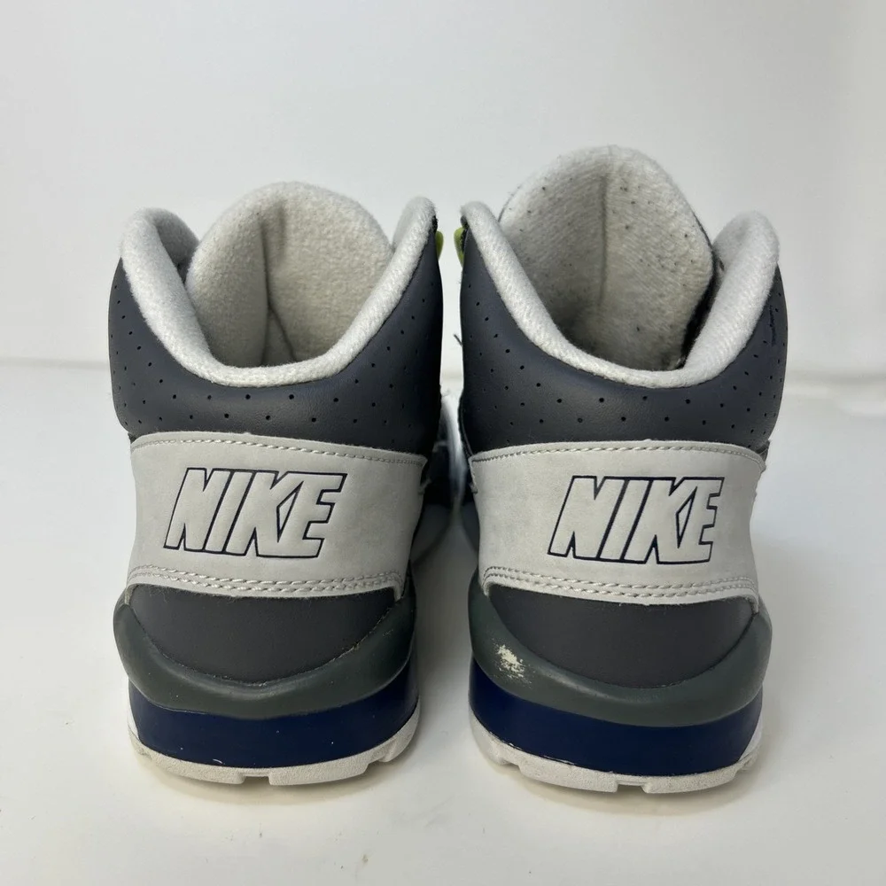 Nike Air Trainer SC High GS Dark Grey Navy Volt Size 5.5Y CJ0580-001 Bo Jackson